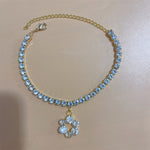 Silver Stretchy Rows Anklet Ankle Chain Rhinestones Foot Jewelry-Jewelries-Arimonz-4 Gold-Arimonz