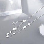 Simple Stars Pendant Necklace-Necklaces-Arimonz-Arimonz