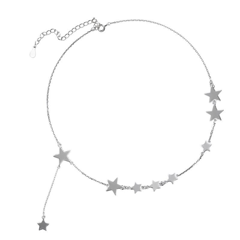Simple Stars Pendant Necklace-Necklaces-Arimonz-Arimonz