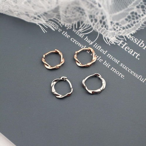 Simple Twisted Earrings-Earrings-Arimonz-Arimonz