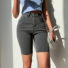 Skinny High Waist Shorts Jeans Push Up Shorts Women Denim Plus Size-Denim Shorts-Arimonz-Arimonz