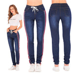 Skinny Jeans - Drawstring Loose Skinny Jean