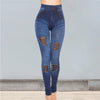 Skinny Jeans - Stretch High Waist Skinny Jeans