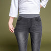 Skinny Jeans Women Casual High Waist Jeans Elastic Waist Pencil Pants-Skinny Jeans-Arimonz-Gray-26-Arimonz