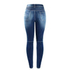 Skinny Jeans - Zipper Mid High Waist Skinny Jean