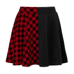 Skirts - Punk Skirt Gothic Plaid A-Line Mini Skirts Plaid Patchwork Skirt