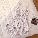 Sleeveless Floral Women Jumpsuits Beach Wide Leg Overalls Playsuits-Casual Jumpsuits & Rompers-Arimonz-white-S-Arimonz
