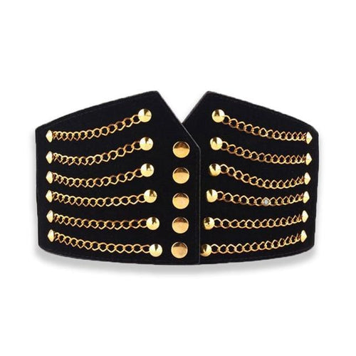 Slim Corset Cummerbunds Elastic Belt-Belts-Arimonz-Black-Arimonz