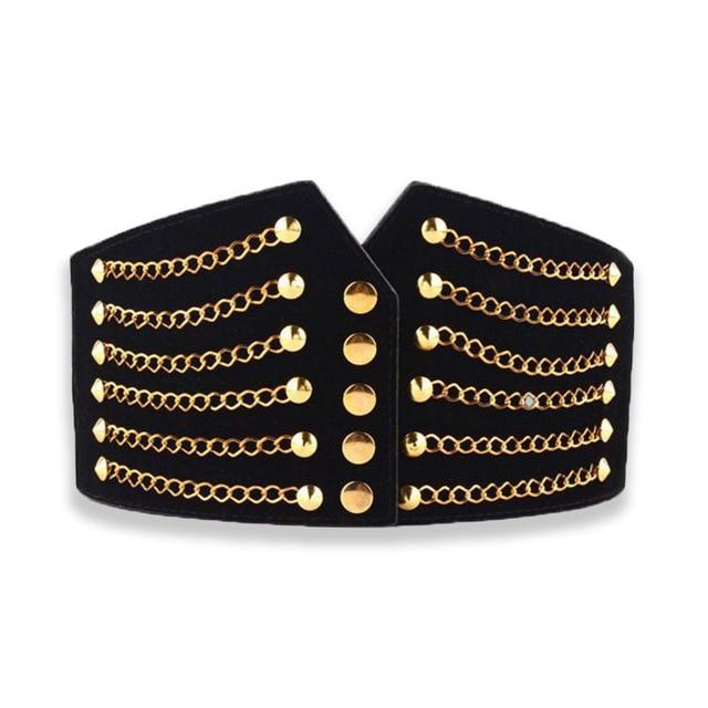 Slim Corset Cummerbunds Elastic Belt-Belts-Arimonz-Black-Arimonz