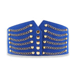 Slim Corset Cummerbunds Elastic Belt-Belts-Arimonz-Blue-Arimonz