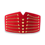 Slim Corset Cummerbunds Elastic Belt-Belts-Arimonz-Red-Arimonz