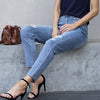 Slim Jeans For Women High Stretch Waist Casual Elastic Skinny Jeans-Skinny Jeans-Arimonz-Arimonz