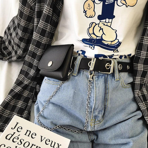 Small Bag Buckle Belt-Belts-Arimonz-Arimonz