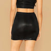 Snake Embossed Skirt-Skirts-Arimonz-Arimonz