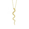 Snake Shaped Clavicle Necklace for Women Pendant Necklace-Necklaces-Arimonz-gold-Arimonz