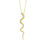 Snake Shaped Clavicle Necklace for Women Pendant Necklace-Necklaces-Arimonz-gold-Arimonz