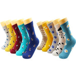 Socks & Tights - Animal Print Women Socks Cute Cartoon Cat Dog Duck Girl Socks