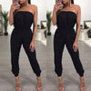 Solid Black Off The Shoulder Tube Jumpsuit-Casual Jumpsuits & Rompers-Arimonz-Arimonz