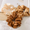 Solid Color Silk Scrunchie-Hair Accessories-Arimonz-Arimonz