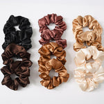 Solid Color Silk Scrunchie-Hair Accessories-Arimonz-Arimonz