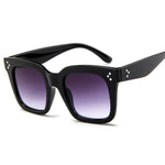 Sophia Square Sunglasses-Sunglasses-Arimonz-Black Double Gray-Arimonz