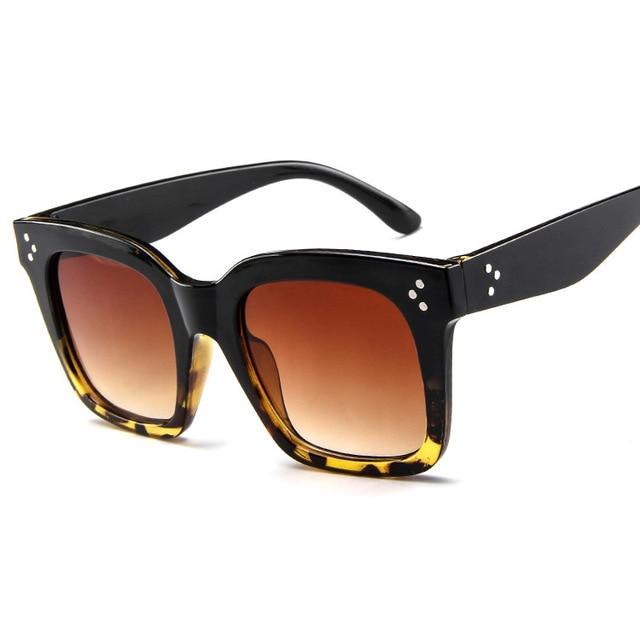 Sophia Square Sunglasses-Sunglasses-Arimonz-Black Leopard-Arimonz