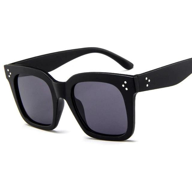 Sophia Square Sunglasses-Sunglasses-Arimonz-Sand Black Gray-Arimonz