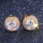 Sparkly Stud Earrings For Women Romantic Elegant Female Daily Earrings-Earrings-Arimonz-Arimonz