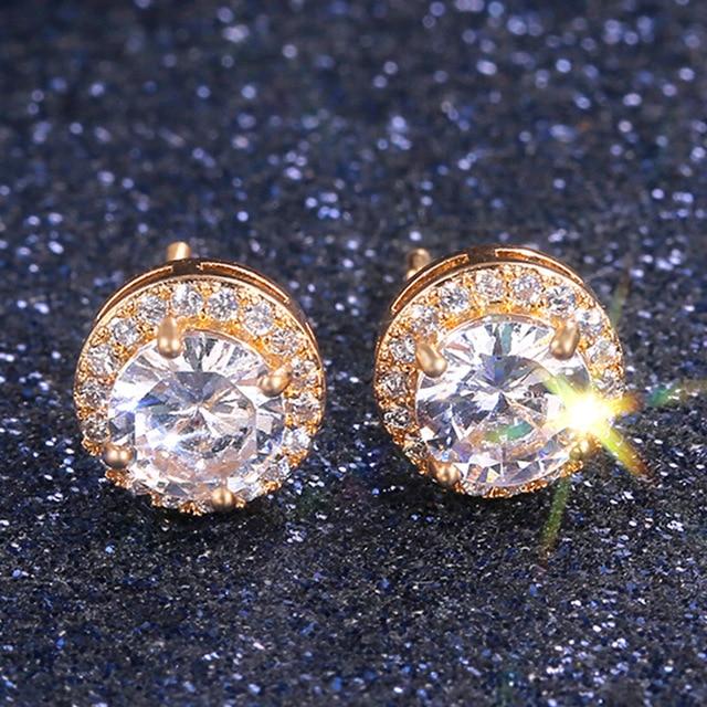 Sparkly Stud Earrings For Women Romantic Elegant Female Daily Earrings-Earrings-Arimonz-Arimonz