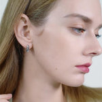 Spinel Stone Stud Earrings-Earrings-Arimonz-Arimonz