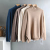 Splitside Oversize Thick Sweater Women Turtleneck Sweater Pullover-Pullovers-Arimonz-Arimonz