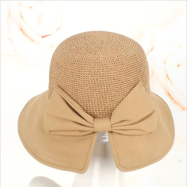 Spring And Summer Straw Hat Big Brim Women Hat Cool Nice Hat For Women-Summer Hats-Arimonz-Camel-Arimonz