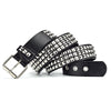 Square Bead Rivet Belt Metal Pyramid Straps Women Waist Belts-Belts-Arimonz-Arimonz