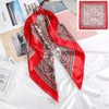 Square Head Scarves Print Bandanas Women Turban Headband Hair Band-Hair Accessories-Arimonz-Dark Red-Arimonz