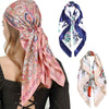 Square Head Scarves Print Bandanas Women Turban Headband Hair Band-Hair Accessories-Arimonz-Arimonz