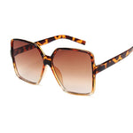 Square Oversized Sunglasses for Women Colorful Sunglasses for Women-Sunglasses-Arimonz-Leopard Brown-Arimonz