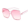 Square Oversized Sunglasses for Women Colorful Sunglasses for Women-Sunglasses-Arimonz-Pink-Arimonz