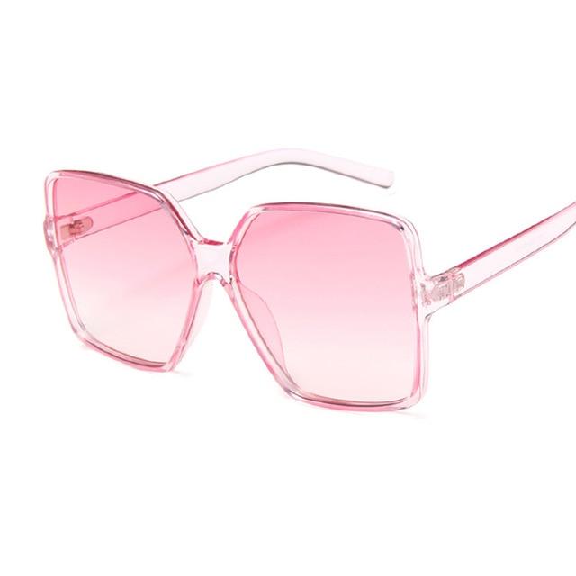 Square Oversized Sunglasses for Women Colorful Sunglasses for Women-Sunglasses-Arimonz-Pink-Arimonz
