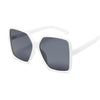 Square Oversized Sunglasses for Women Colorful Sunglasses for Women-Sunglasses-Arimonz-White Gray-Arimonz