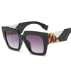 Square Oversized Sunglasses Women Sun Glasses Female Retro Eyewear-Sunglasses-Arimonz-Black White-Arimonz
