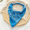 Square Paisley Bandanas Ride Mask Headbands For Women Bands Scarfs-Hair Accessories-Arimonz-Black Blue-Arimonz