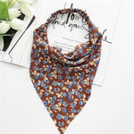 Square Paisley Bandanas Ride Mask Headbands For Women Bands Scarfs-Hair Accessories-Arimonz-Floral Brown-Arimonz