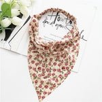 Square Paisley Bandanas Ride Mask Headbands For Women Bands Scarfs-Hair Accessories-Arimonz-Floral Red-Arimonz
