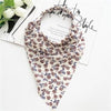 Square Paisley Bandanas Ride Mask Headbands For Women Bands Scarfs-Hair Accessories-Arimonz-Floral White-Arimonz