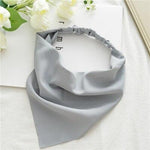 Square Paisley Bandanas Ride Mask Headbands For Women Bands Scarfs-Hair Accessories-Arimonz-gray-Arimonz