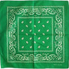 Square Paisley Bandanas Ride Mask Headbands For Women Bands Scarfs-Hair Accessories-Arimonz-green-Arimonz