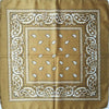 Square Paisley Bandanas Ride Mask Headbands For Women Bands Scarfs-Hair Accessories-Arimonz-khaki-Arimonz