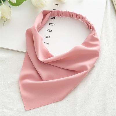 Square Paisley Bandanas Ride Mask Headbands For Women Bands Scarfs-Hair Accessories-Arimonz-Muted Pink-Arimonz