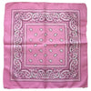 Square Paisley Bandanas Ride Mask Headbands For Women Bands Scarfs-Hair Accessories-Arimonz-pink-Arimonz