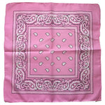 Square Paisley Bandanas Ride Mask Headbands For Women Bands Scarfs-Hair Accessories-Arimonz-pink-Arimonz